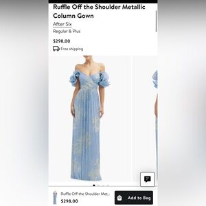 After Six dress from Nordstrom. Worn once and still in great condition. Size XL